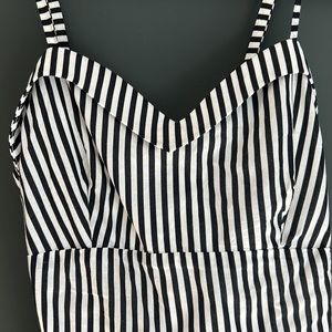 Rachel Antonoff A-line Striped Midi Dress from ANTHROPOLOGIE